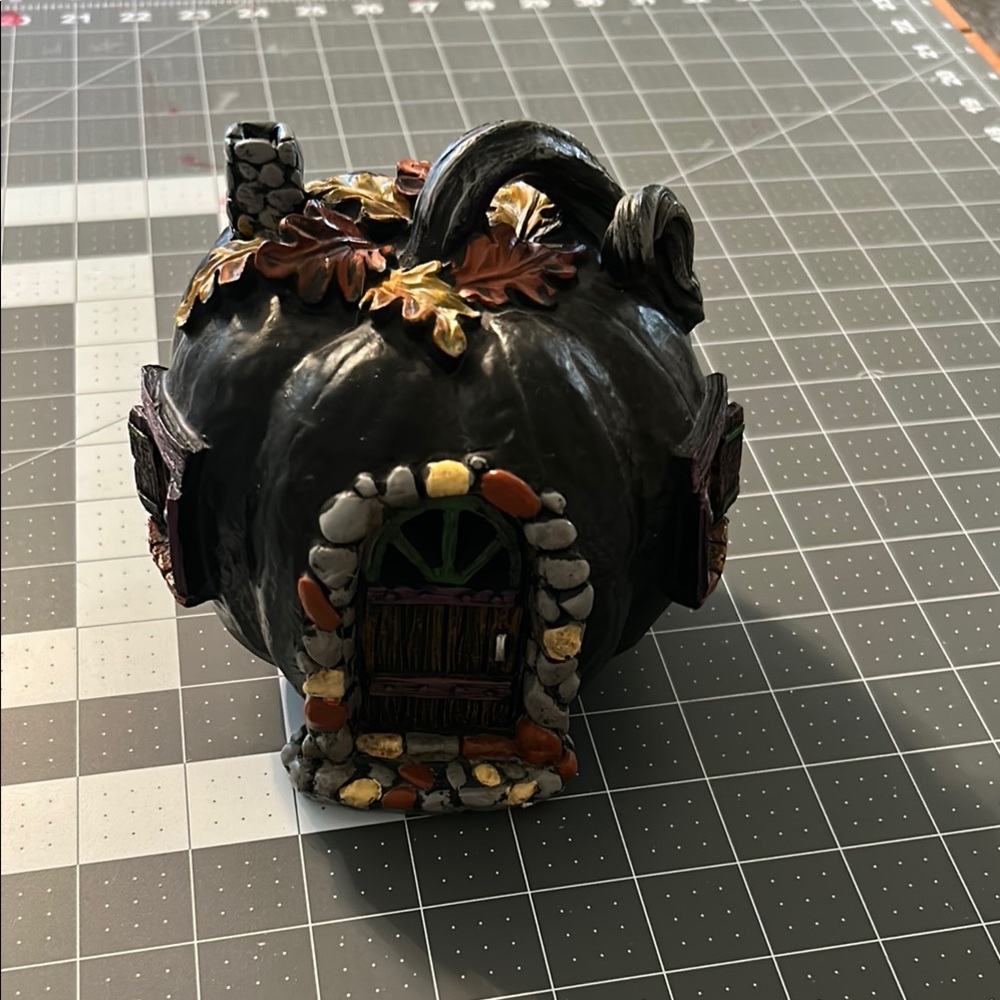 Black Pumpkin House Decor